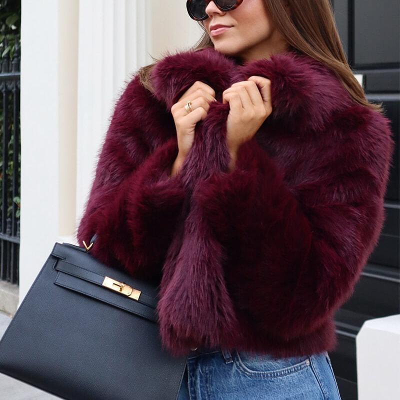 Celeste - Faux Fur Coat