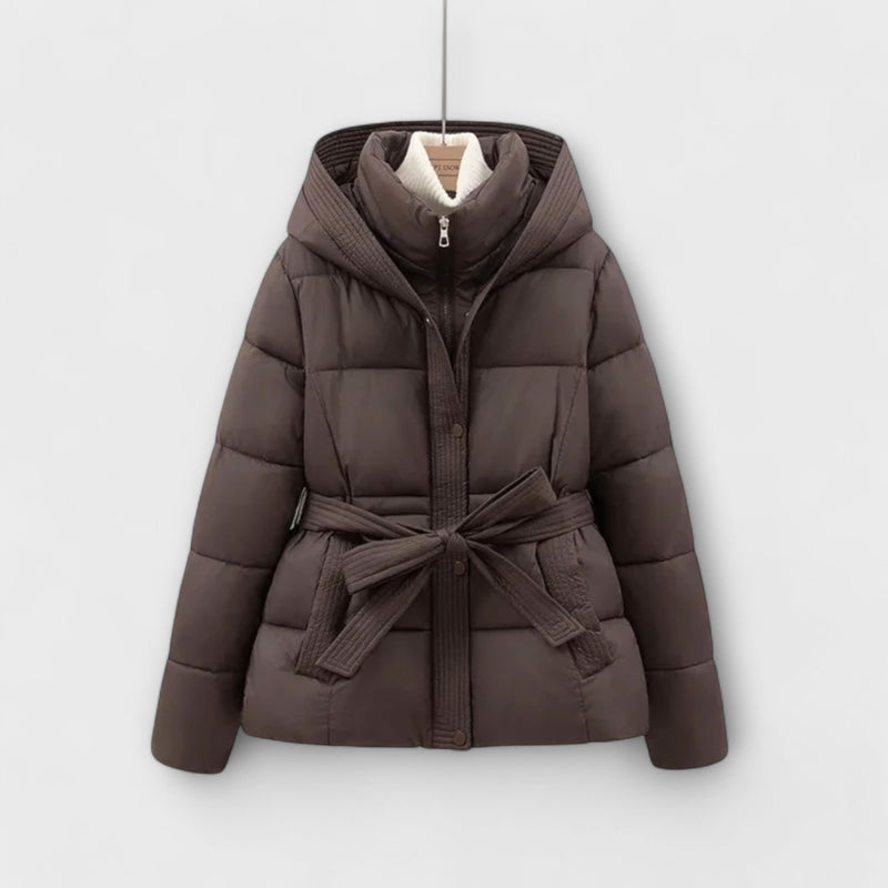 Isabella - Belted Puffer Coat