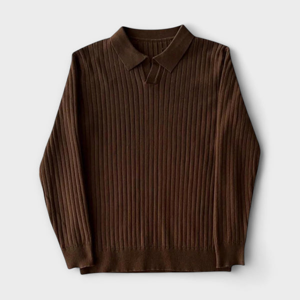 Windsor | Men’s Open Collar Knit Shirt