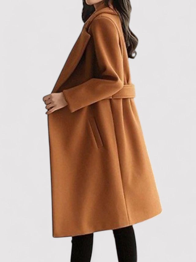 Wool Belted Winter Coat