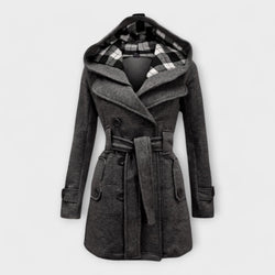 Elowen Hooded Belted Winter Coat