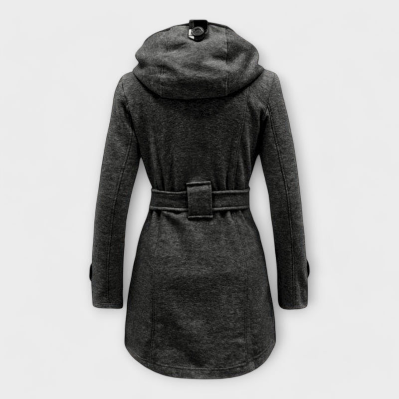 Elowen Hooded Belted Winter Coat