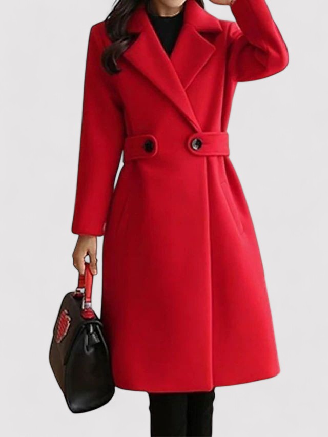 Wool Belted Winter Coat