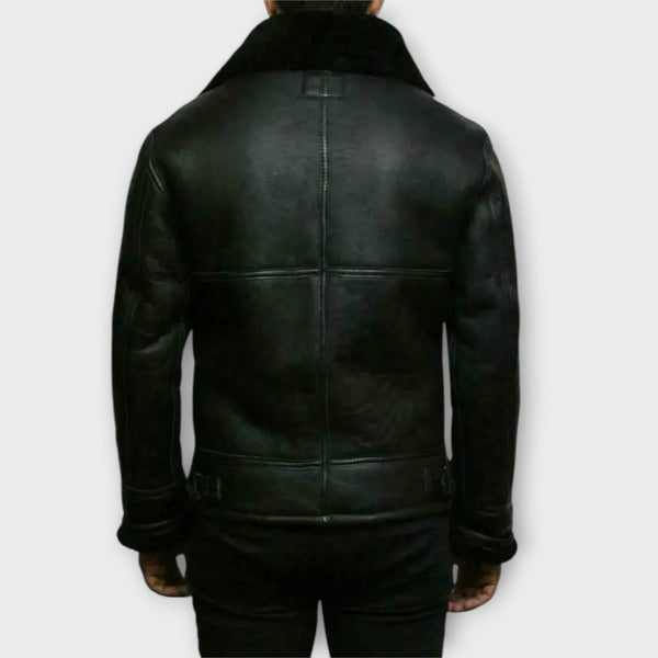 Leon Vegan Leather Winter Jacket