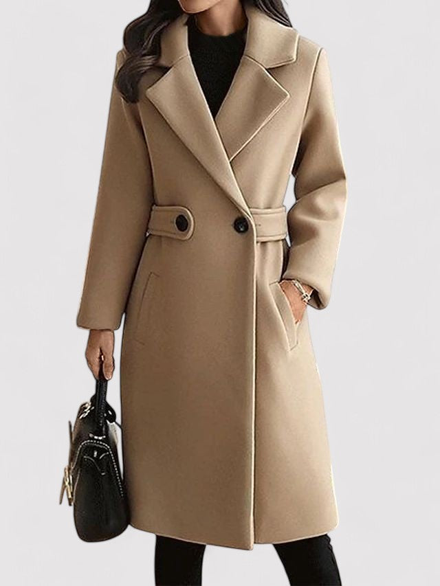 Wool Belted Winter Coat