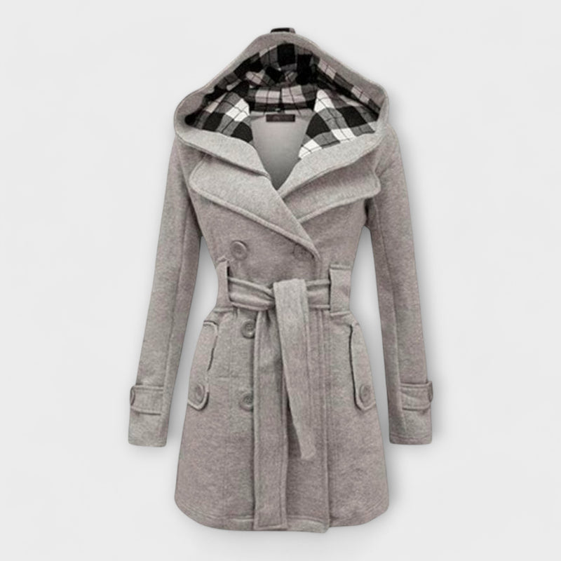 Elowen Hooded Belted Winter Coat