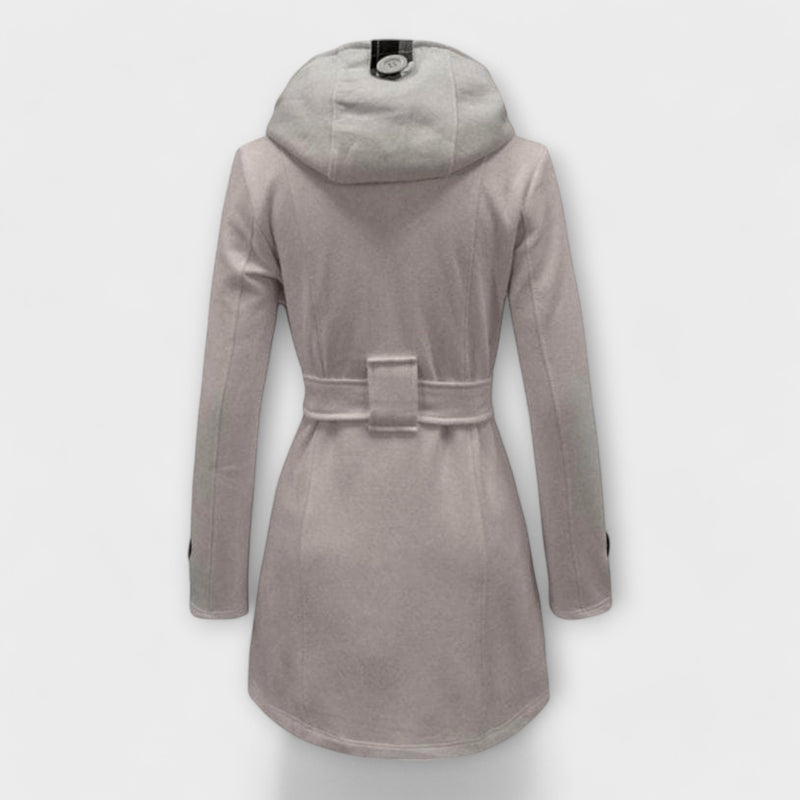 Elowen Hooded Belted Winter Coat