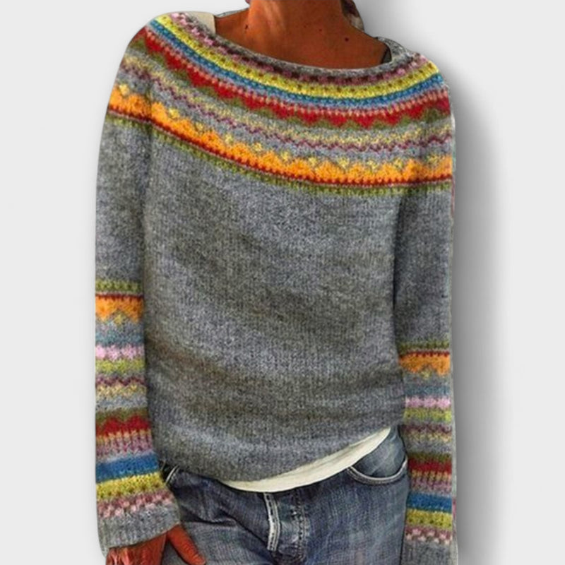 Freya - Cozy Fair Isle Sweater