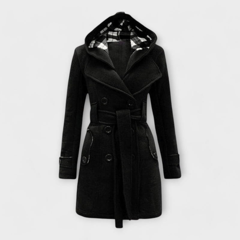 Elowen Hooded Belted Winter Coat