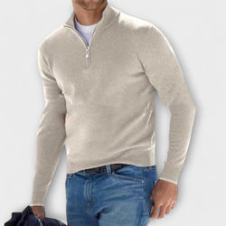 Marlowe - Cashmere Half Zip Sweater