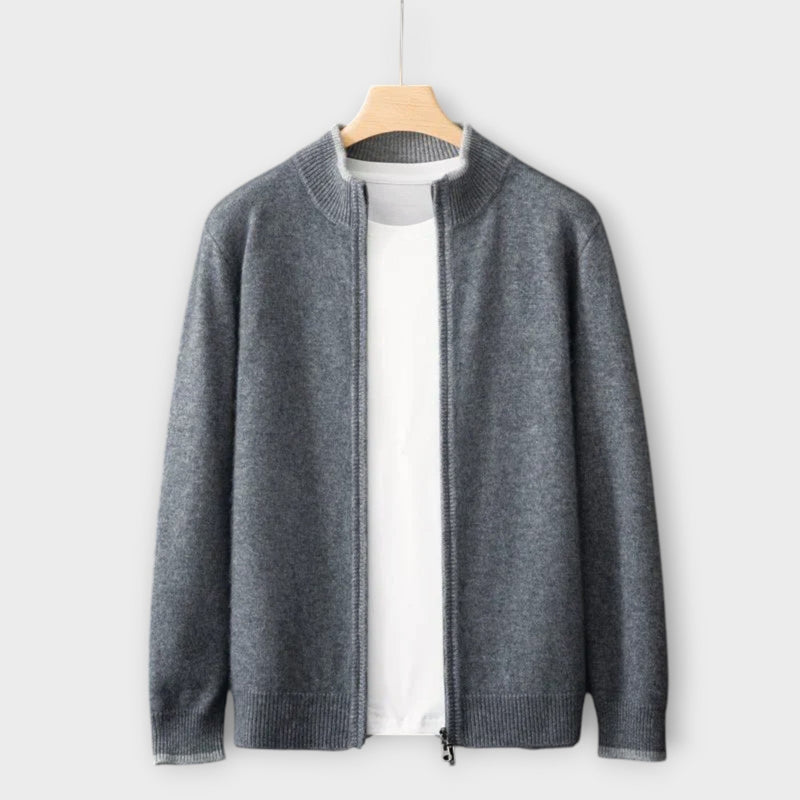 Luxe Zip Jacket | 100% Pure Cashmere