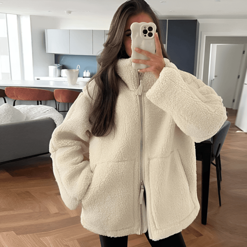 Camila | Cozy Teddy Fleece Jacket with Oversized Fit