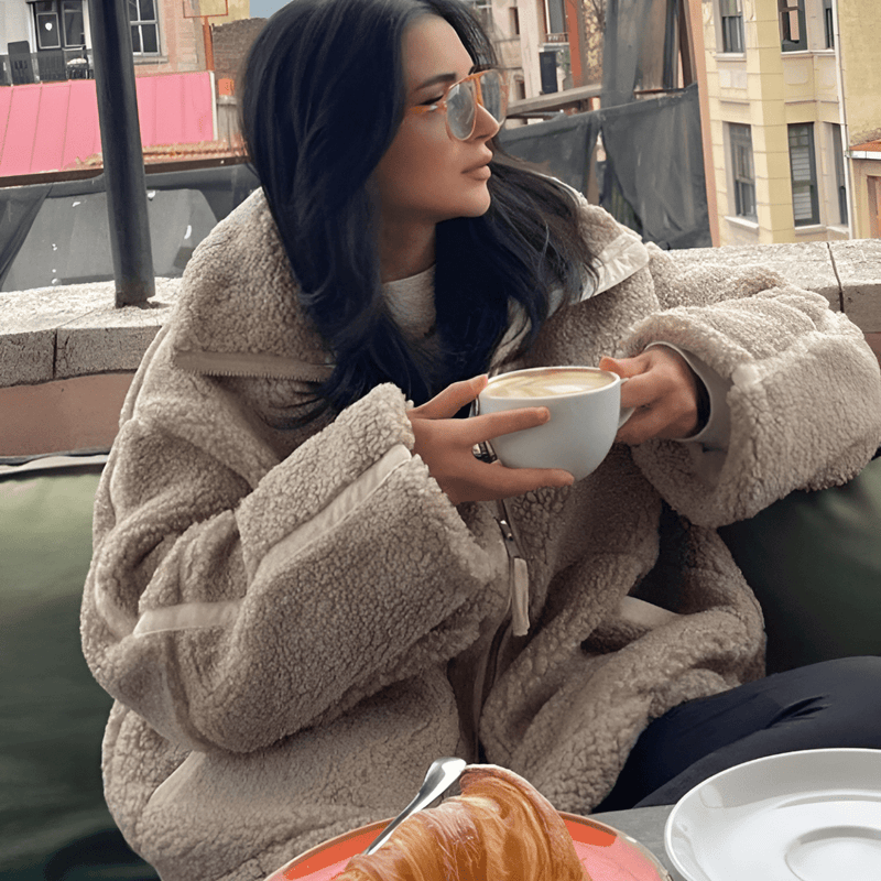 Camila | Cozy Teddy Fleece Jacket with Oversized Fit