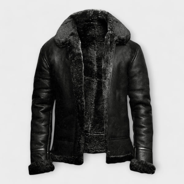 Leon Vegan Leather Winter Jacket