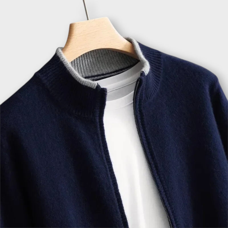 Luxe Zip Jacket | 100% Pure Cashmere