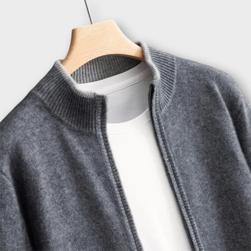 Luxe Zip Jacket | 100% Pure Cashmere