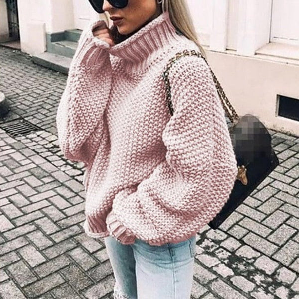 Sienna - Chunky Knit Turtleneck Sweater