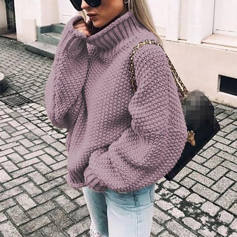 Sienna - Chunky Knit Turtleneck Sweater