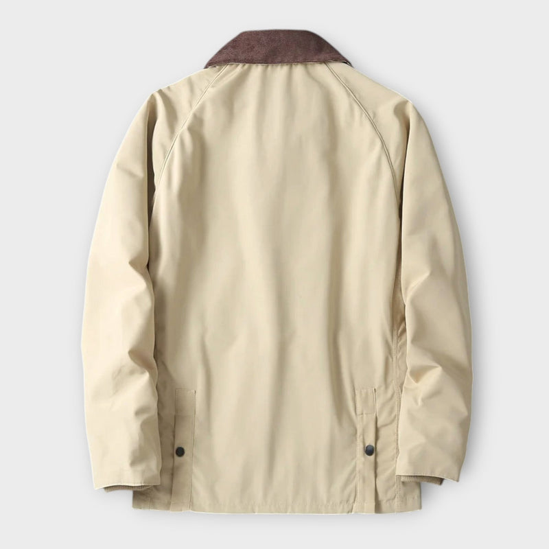 Lennard | Elegant Weather-Resistant Jacket with Cord Collar