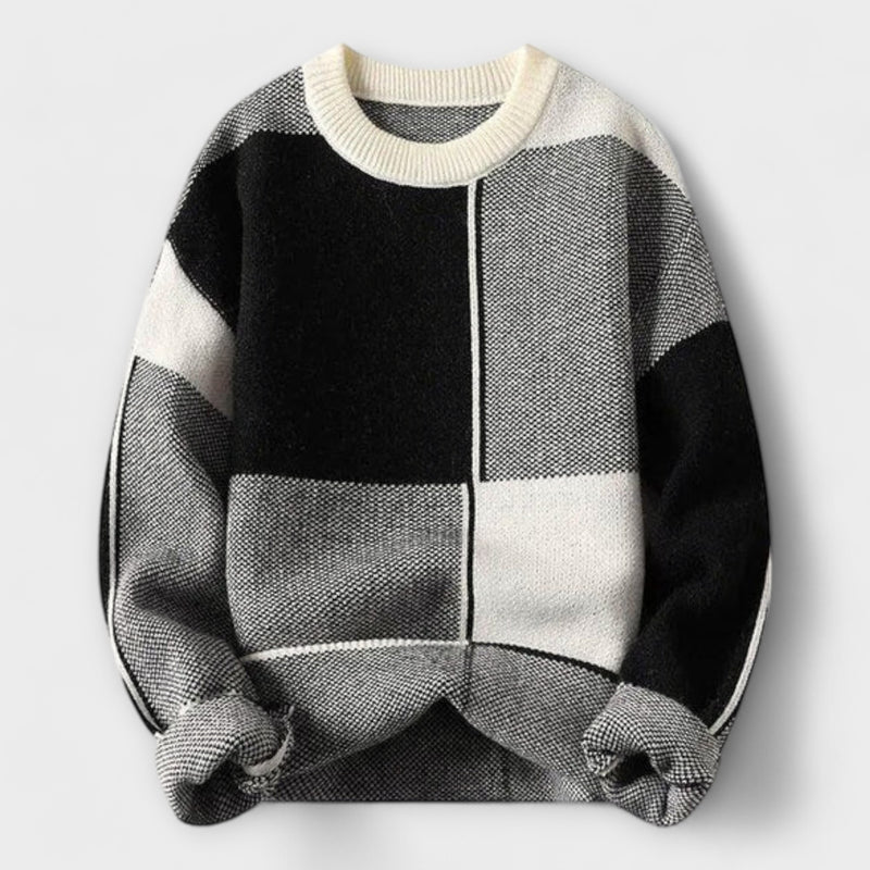 Knitted Sweater with Pattern