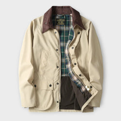 Lennard | Elegant Weather-Resistant Jacket with Cord Collar