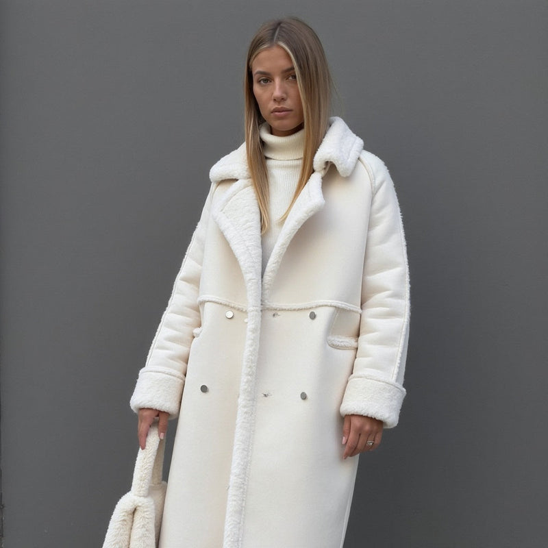 Helena | Luxurious Suede Winter Coat