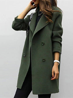 Serena Wool-Blend Double-Breasted Coat